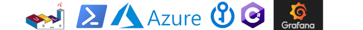 DevOps, GitLab, Kusto, NuGet, Docker, mkdocs, node.js, TypeScript, ProGet, SonarQube, NPM, Mermaid, PowerShell, Azure, Cake, Grafana, Poinz