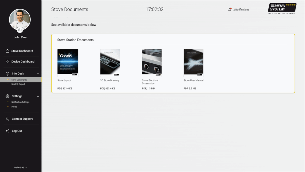 Menu system image 4